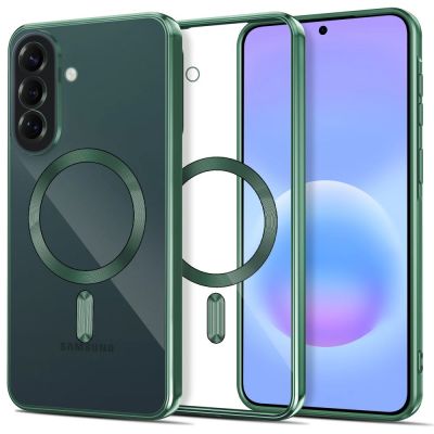 Etui Tech-Protect MagFlex MagSafe na Samsung Galaxy A37 5G - przezroczysto-zielone