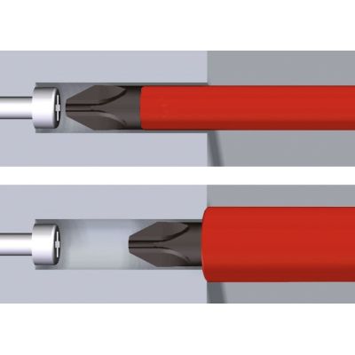 9. Wkrętak z magazynkiem bitów Liftup Electric płaski, Pozidriv