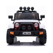 Auto Na Akumulator Jeep BRD-7588 Światła LED MP3 Pilot Biały 4x4