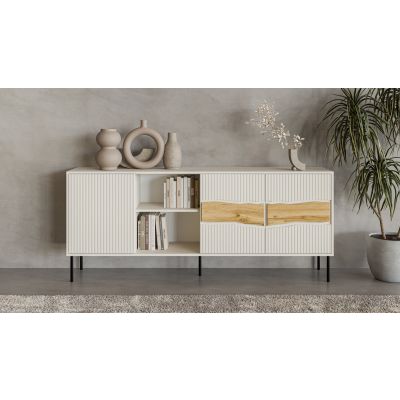 4. Komoda INSERTO 3D1W 190x40x80 kaszmir + LED