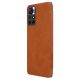 4. Nillkin Qin Case etui do Xiaomi Redmi Note 11T 5G / Note 11S 5G / Note 11 5G (China) / Poco M4 Pro 5G osłona na aparat kabura pokrowiec obudowa z klapką brązowy