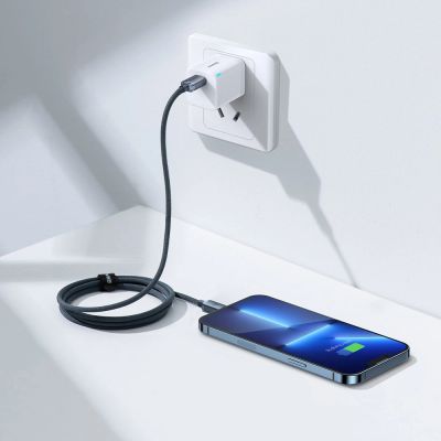 10. Kabel Baseus CAJY000201 Lightning - USB-C PD QC 20W 480Mb/s 1,2m - czarny