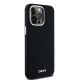 4. Etui DKNY Liquid Silicone Small Metal Logo MagSafe na iPhone 15 Pro Max - czarne