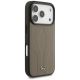 4. Etui Mercedes Leather The Move MagSafe na iPhone 17 Pro - beżowe