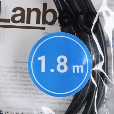 5. LANBERG KABEL USB-A 2.0 M/M 1.8M CZARNY CA-USBA-20CU-0018-BK
