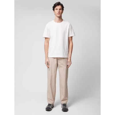 6. Spodnie tkaninowe cargo męskie Outhorn OTHWSS24TTROM637-83S