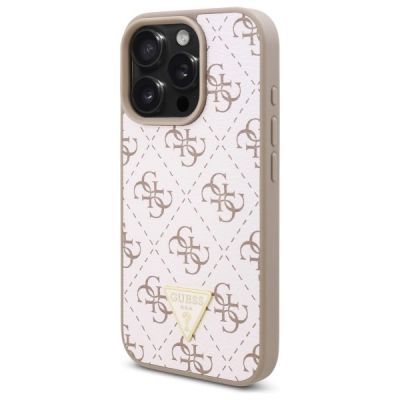 2. Etui Guess New 4G Triangle na iPhone 16 Pro - białe