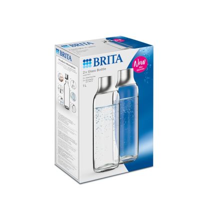 9. Butelka Brita sodaTRIO (2 szt., szklane)