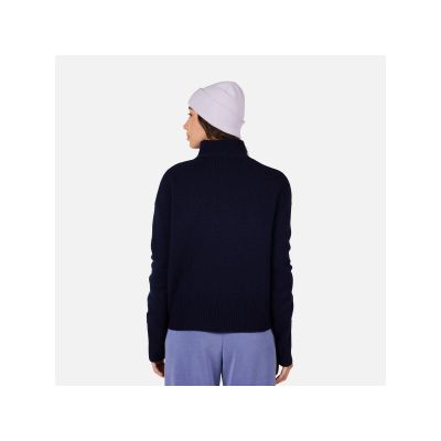 3. Sweter damski ROSSIGNOL W SIGNATURE SWEATER granatowy