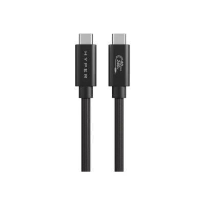 7. HYPER HyperDrive Next kabel USB USB4 Gen 3x2 1,2 m USB C Czarny
