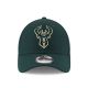 2. Czapka z daszkiem New Era 9FORTY NBA Milwaukee Bucks Zielona - 11405602