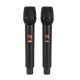 4. V-TONE BQ12 GO MP3 - Kolumna aktywna akumulatorowa czarna, Bluetooth, TWS, USB, SD, DSP, AUX, pilot na podczerwień, 2x mikrofon bezprzewodowy, wysuwana rączka, kółka transportowe zestaw