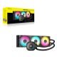 4. CORSAIR NAUTILUS 360 ARGB, 360mm Radiator, Liquid CPU Cooler