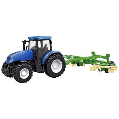 Amewi Toy Traktor mit Kreiselschwader zdalnie sterowany model Silnik elektryczny 1:24
