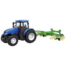Amewi Toy Traktor mit Kreiselschwader zdalnie sterowany model Silnik elektryczny 1:24
