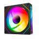 RAMPAGE WENTYLATOR DO OBUDOWY 120MM 1800RPM INFINITE LOOP ARGB BLACK PWM