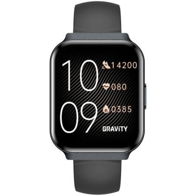 7. Smartwatch Gravity Czarny Pasek + Bransoleta GT44-5
