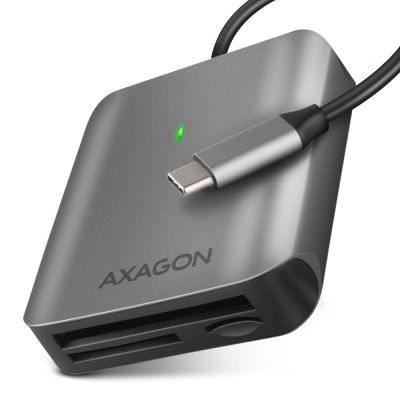 Axagon CRE-S3C czytnik kart USB 3.2 Gen 1 (3.1 Gen 1) Type-C Szary