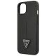 6. Etui Guess Saffiano Triangle Logo na iPhone 14 Plus - czarne