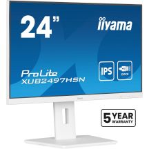 Monitor LCD 23,8" iiyama ProLite XUB2497HSN-W2 60,5cm 1920x1080px Full HD LED Biały