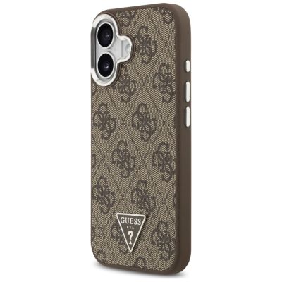 2. Etui Guess 4G Triangle Logo MagSafe na iPhone 17 - brązowe
