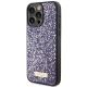 2. Etui Guess Rhinestone Metal Logo na iPhone 15 Pro - różowe