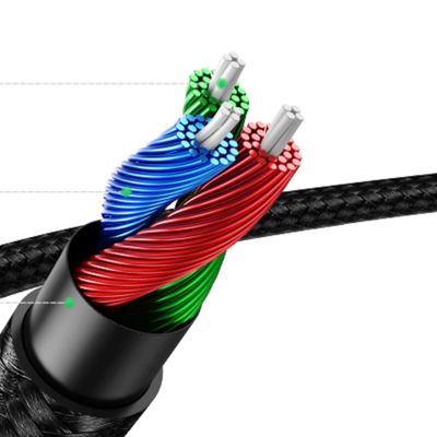 10. Ugreen kabel audio AUX wtyczka prosta minijack 3,5 mm 5m niebieski (AV112)