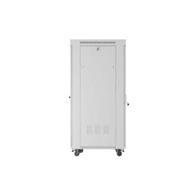 18. LANBERG SZAFA INSTALACYJNA RACK STOJĄCA 19" 32U 600X800 SZARA DRZWI PRZESZKLONE LCD (FLAT PACK) V2