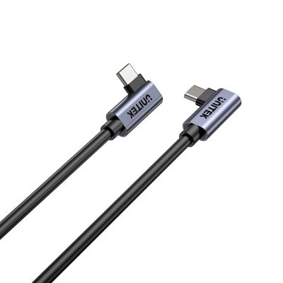 5. UNITEK KABEL USB-C KĄTOWY 90°/90° PD 100W M/M 1M