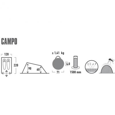7. Namiot High Peak Campo 10271