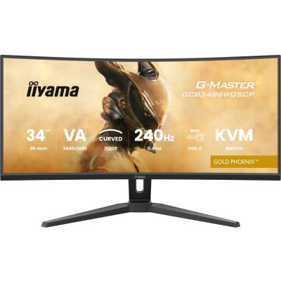 24. Monitor iiyama GCB3486WQSCP-B1 34" VA 3440x1440 500cd/m2 0,4ms 2xHDMI 2xDP USB
