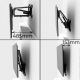 35. MACLEAN UCHWYT DO TV ELEKTRYCZNY NAD KOMINEK 37"-70" 35KG Z PILOTEM MC-891