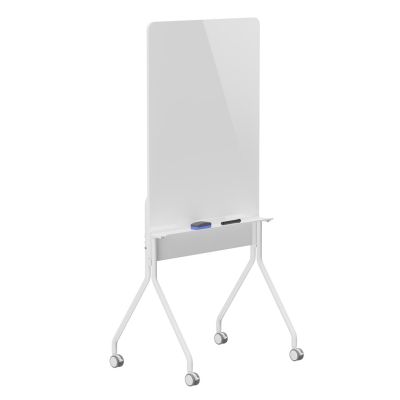 14. ERGO OFFICE MOBILNA TABLICA SUCHOŚCIERALNA, ORIENTACJA PIONOWA, BIAŁA, JEDNOSTRONNA, Z PÓŁKĄ, WYMIARY TABLICY 1190X790MM ER-3