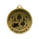 Medal metalowy z grawerowaniem na laminacie