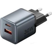 Ładowarka Vention 30W GaN 1x USB-A 1x USB-C czarna
