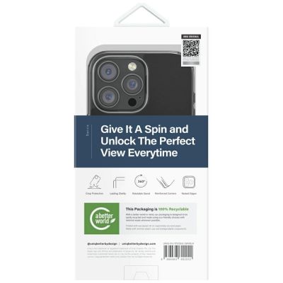 6. Etui UNIQ Swivix 360 Rotating Kickstand na iPhone 16 Pro Max  - czarne