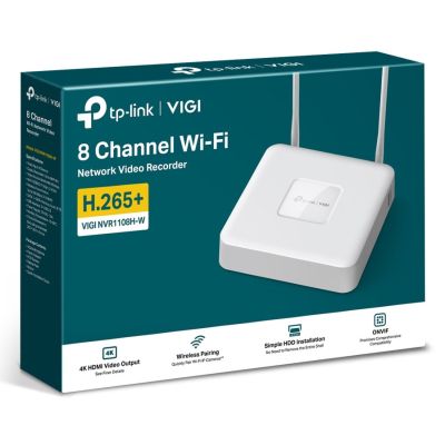 4. TP-Link VIGI NVR1108H-W Biały