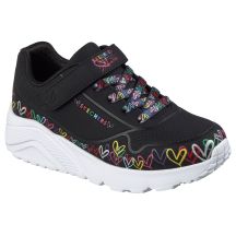 Skechers młodzieżowe sneakersy UNO LITE HEART CRAZE 314091L BKMT