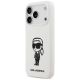 2. Etui Karl Lagerfeld Silicone Karl Sketch & Logo MagSafe na iPhone 17 Pro - białe