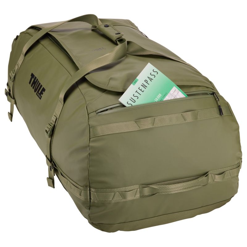 7. Thule Chasm TDSD305 Olivine sportowa torba 130 l Poliester Oliwkowy