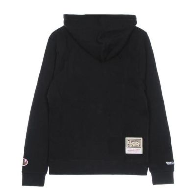 2. Bluza z kapturem Mitchell & Ness NBA Cropped Logo Chicago Bulls czarna