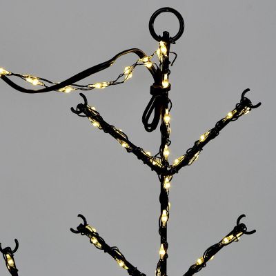 5. PŁATEK ŚNIEGU DEKORACYJNY WISZĄCY 380LED CIEPŁY BIAŁY