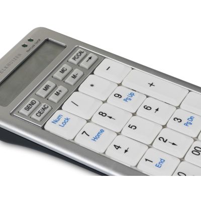 4. BakkerElkhuizen S-board 840 Numeric klawiatura numeryczna PC USB Jasny Szary, Biały