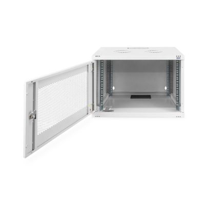 3. Digitus Szafa sieciowa wisząca 19" 7U rack 540x400, drzwi perforacja, szary, niedzielona, niezłożona, 60kg