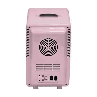 2. Mini lodówka z lusterkiem do makijażu LED ELLE Home ESDAFX08PUEU 8L fioletowa