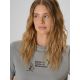 3. T-shirt loose z nadrukiem damski 4F 4FKAW26TTSHF4502-26S