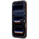 5. Etui BMW M Quadrille Kevlar Metal Logo MagSafe na iPhone 17 Pro Max / 18 Pro Max - pomarańczowe
