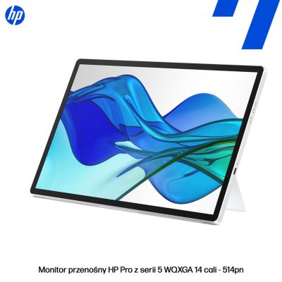4. HP Series 5 Pro 14-calowy monitor przenośny Pro z serii 5 WQXGA – 514pn