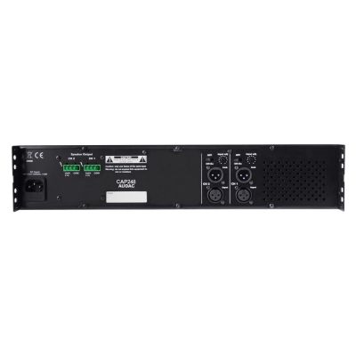 2. AUDAC CAP248 wzmacniacz audio 2.0 kan. Czarny