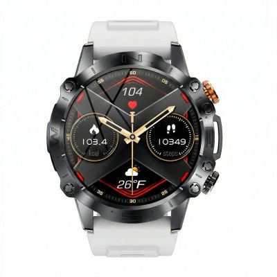 4. Smartwatch Gravity Czarny 2 Paski GT20-8